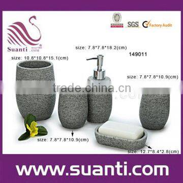 Hot sale 5 pcs bath accessory set from china