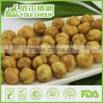 Youi Snack Foods Wholesale Curry flavor Garbanzo Beans Chickpeas