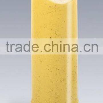 E-15c yellow long plastic bevel cylinder bamboo yaang life