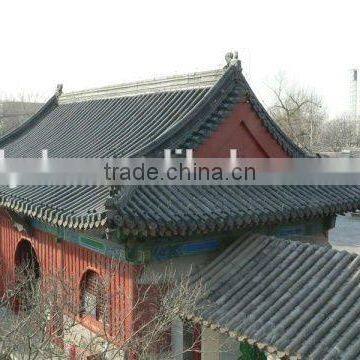 Chinese roof material clay antique roof clay roof construction