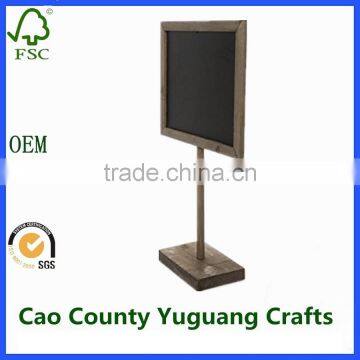 Wood Home Welcome Signs Wooden Chalkboard Sign With Base photo-3