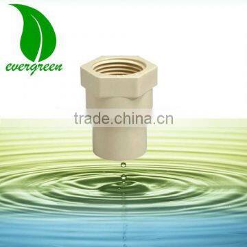 plastic cpvc pipe fittings female adaptor