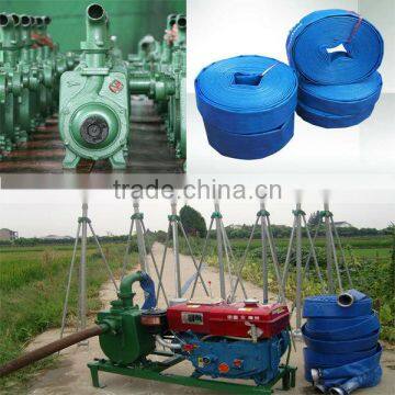 Flexible water hose sprinkler irrigation system with diesel engine(18HP)