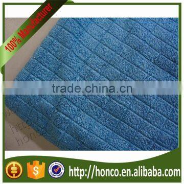 Household Cleaning Microfiber Kitchen Cloth BSCI factory Microfiber Lattice Weft Cloth