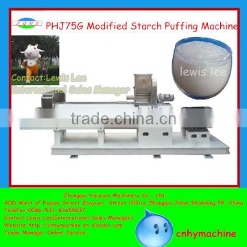 Jinan Zhangqiu Haiyuan Machinery-Automatic PHJ75G modified starch extruder machine with 304 stainless steel