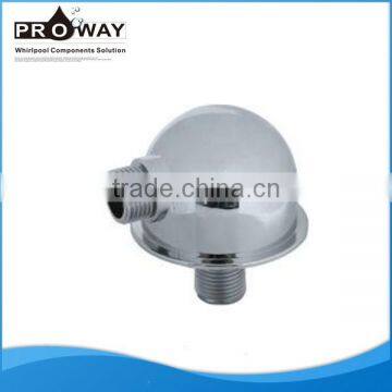 Shower room brass connector fitting surface chrome Water inlet pipe connector