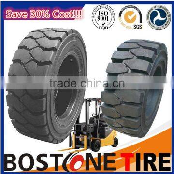 china manufacturer industrial solideal tires for forklift 8.25-15