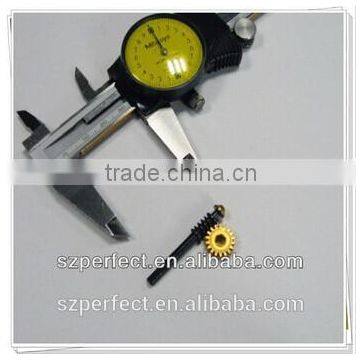 china OEM high precision cnc machining steel worm/gear parts by HASS cnc lathe processing