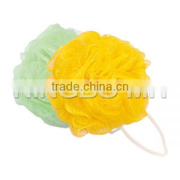 Yellow Mesh Shower Puff