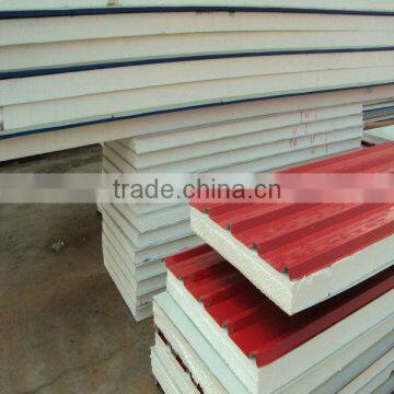 EPS thermal insulation metal roof and wall sandwich panel