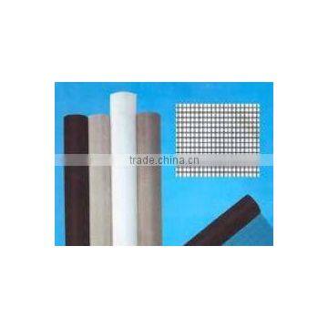 Printed fiberglass window screen