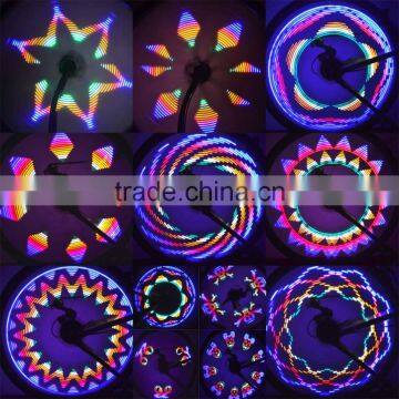 16 LED Cycling Bicycle Bike Wheel Spokes Signal Tire Light For Ciclismo 42 Patterns New Luces Bicicleta photo-2