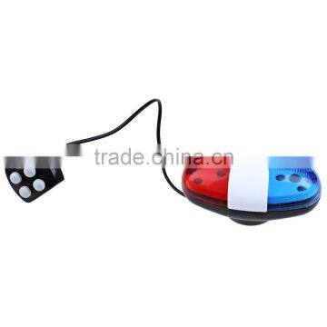 Super Loud Police Style For Mountain Road Bike Horn Accessories 6 LED Light 4 Sounds Trumpet Electronic Horns Bell Siren photo-4