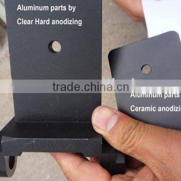 Ceramic anodizing aluminum parts