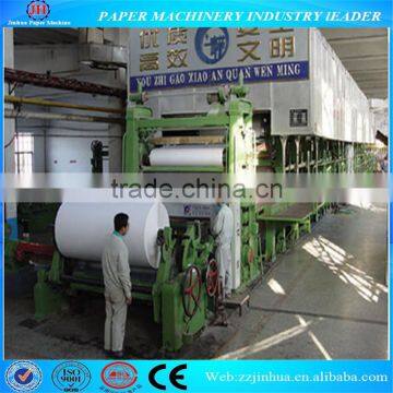 Paper Net Wideth 1575mm Fourdrinier Paper Machine 5-10 T/D Coated White Board Paper Production Line photo-3