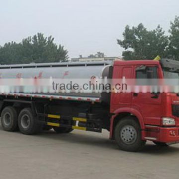 6x4 HOWO 20000 liter fuel tanker truck