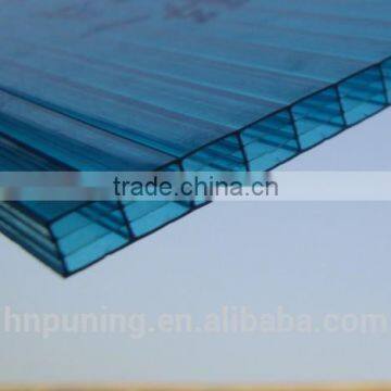 Polycarbonate Types of Roof Covering Sheets Muti-wall Structure 100% Bayer Material photo-3