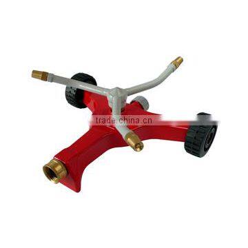 Rotary Metal 3-Arm Sprinkler With Removeable Base