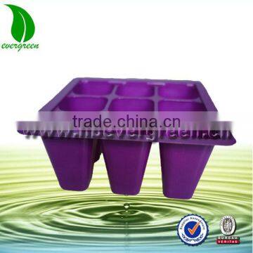 High quality 9 cells PS colorful seed starting tray