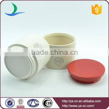 Wholesale Ceramic Modern Decal 2sets Canister Carry Earily With OEM Canister photo-4