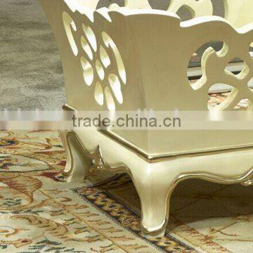 European Style Furniture Book Rack, Solid Wood Living Room Magazine Rack, Beautiful Design Sundries Rack (BF01-ML045) photo-2