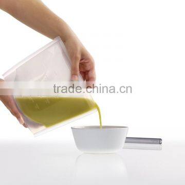 Fresh Vegetable Bag Silicone Food Bag With Zipper Food Freezer Bag photo-5