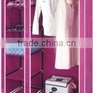 New design canvas wardrobe, clothes storage cabinet