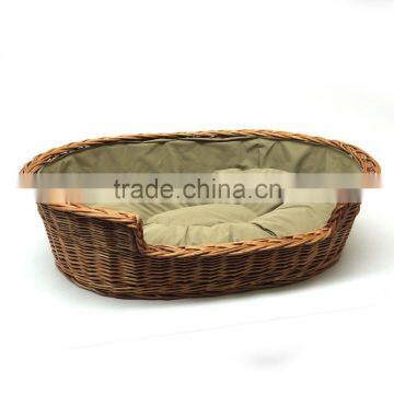 ecofriendly Wicker Pet Basket, Wicker Dog Basket Well Made In China