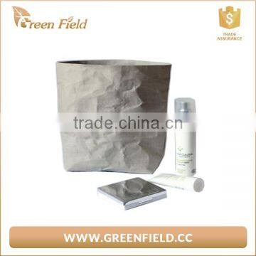 Washable Kraft Paper Bag Storage Bag ,grey Home Washable Paper Bag photo-2