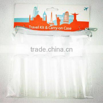 4pcs Travel Bottle Set Plastic Travel Bottle Kit Color Cheap Travel Bottle Set photo-3