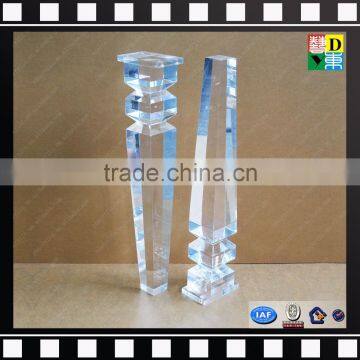 Transparent perspex/acrylic sofa legs, modern legs for sofas, clear acrylic furniture legs