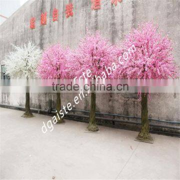 Atificial White Cherry Blossom Flower Tree for Wedding Decoration Fiberglass Trunk photo-6