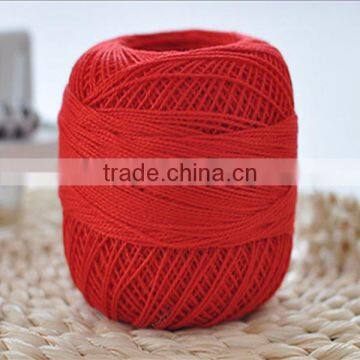 6S/2 Crochet Cotton Yarn Knitting Colorful Lace Yarn photo-3