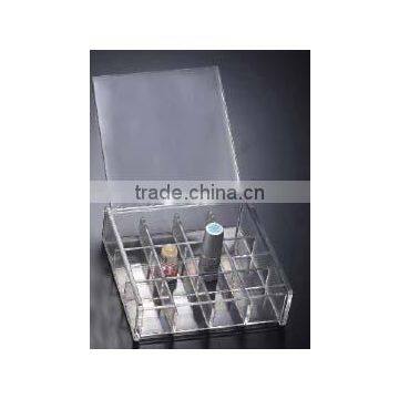 hot sale transparent ps lipstick cosmetic display stand