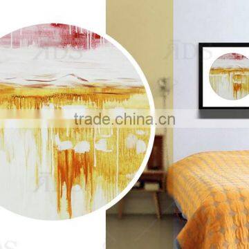 New Designed Oil Painting on Canvas With Golden Foil for Wall Art photo-5