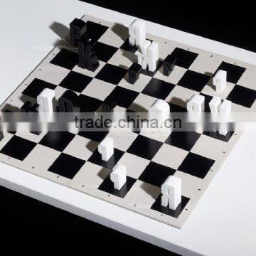 2017 Factory Wholesale Custom Acrylic Chess Set,colored Glass Chess Sets, 3D Marble Chess Set photo-5