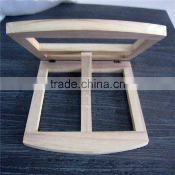 High-end Custom Wooden Wooden Mobile Rack Shelf photo-2