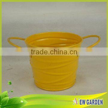 New Design Garden Decoration Round Smart Plant Pot With Handle photo-3