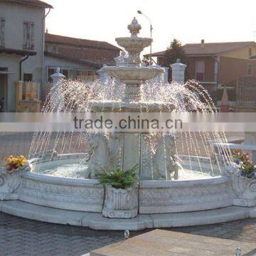 Large Garden Stone Decoration Marble Water Fountain for Sale photo-2
