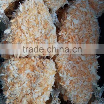 frozen fired breaded fresh fish in good quality