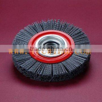 5" abrasive wire circular brush nylon wire wheel brush