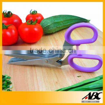 LFGB Stainless Steel 5 Layer Herb Scissors photo-4