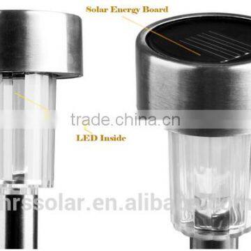 Outdoor Stainless Steel Solar Power 7 Color Changing LED Garden Landscape Path Pathway Lights Lawn Lamp photo-6