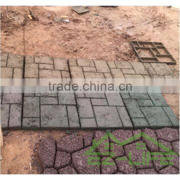 Pathmate Outdoor Decorative DIY Plastic Patio Path Cobblestone Concrete Mold(Black) photo-5