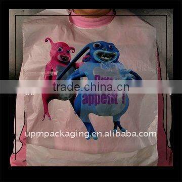 Degradable plastic cartoon bibs for baby