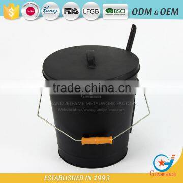 Iron Ash Bucket Coal Multifunctional Metal Bucket photo-2