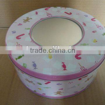 Squar Tin Box With PVC Window photo-3
