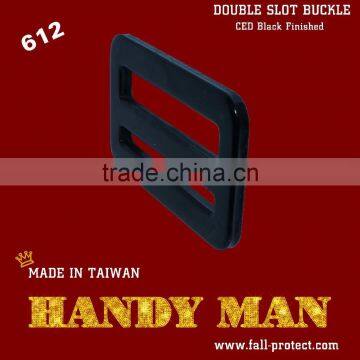 612-3 Hardware Parts Bag Buckle Harness Buckle Stamped Steel Double Slot Quick Buckle photo-6