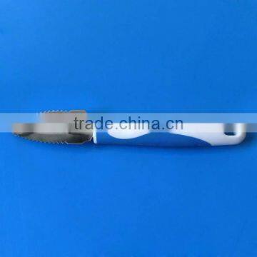 Stainless Steel Vegetable Peeler,white and blue handle