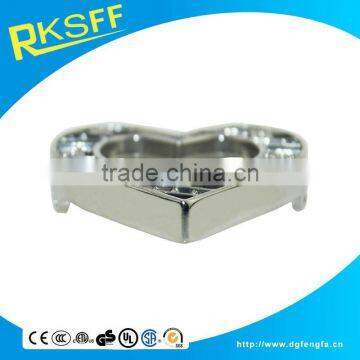 Unique Heart-shaped Beautiful Original Color Belt Buckle ob Hot Selling photo-3